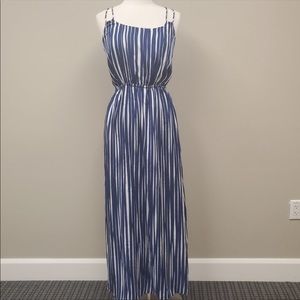 Blue and white Maxi Dress